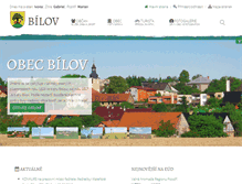 Tablet Screenshot of bilov.cz